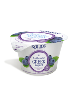 Kolios Blueberry Fat Free Yogurt 150gr