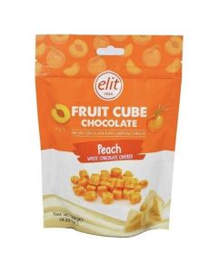 Elit Milk Chocolate Peach Cubes - 125gr