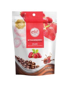 Elit Milk Chocolate Strawberry Cubes - 125gr 