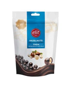 Elit Hazelnut Dark Chocolate Covered - 125gr