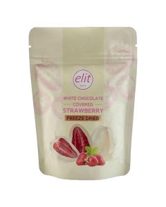 Elit White Chocolate Strawberry Freeze Dried - 80gr