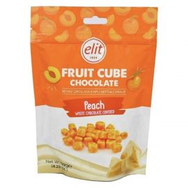 Elit Milk Chocolate Peach Cubes - 125gr