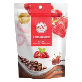 Elit Milk Chocolate Strawberry Cubes - 125gr 