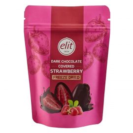 Elit Dark Chocolate Strawberry Freeze Dried - 80gr