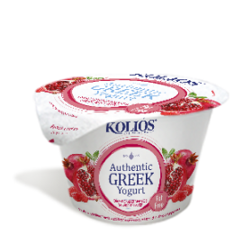 Kolios Pomegranate and Raspberry Fat Faree Yogurt 150gr